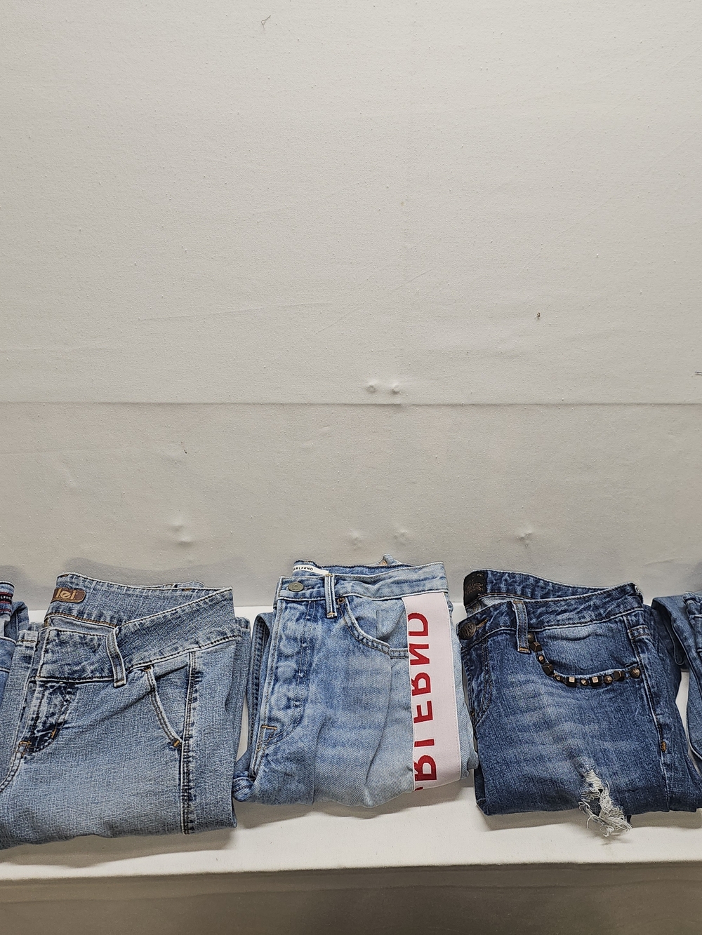 Lot Of 8 VTG Y2K Womens Jeans Miss Me Joes Jeans LEI Tommy Capsule Wardrobe